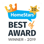 HomeStars Winner 2019 CARGO CABBIE Best Moving And Storage Company 2019 on HomeStars