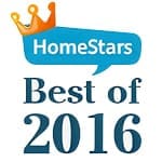 HomeStars review badge